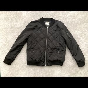 Black Bomber Jacket from Ashley By 26 International (Large)
